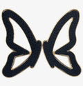 Black Butterfly Earrings