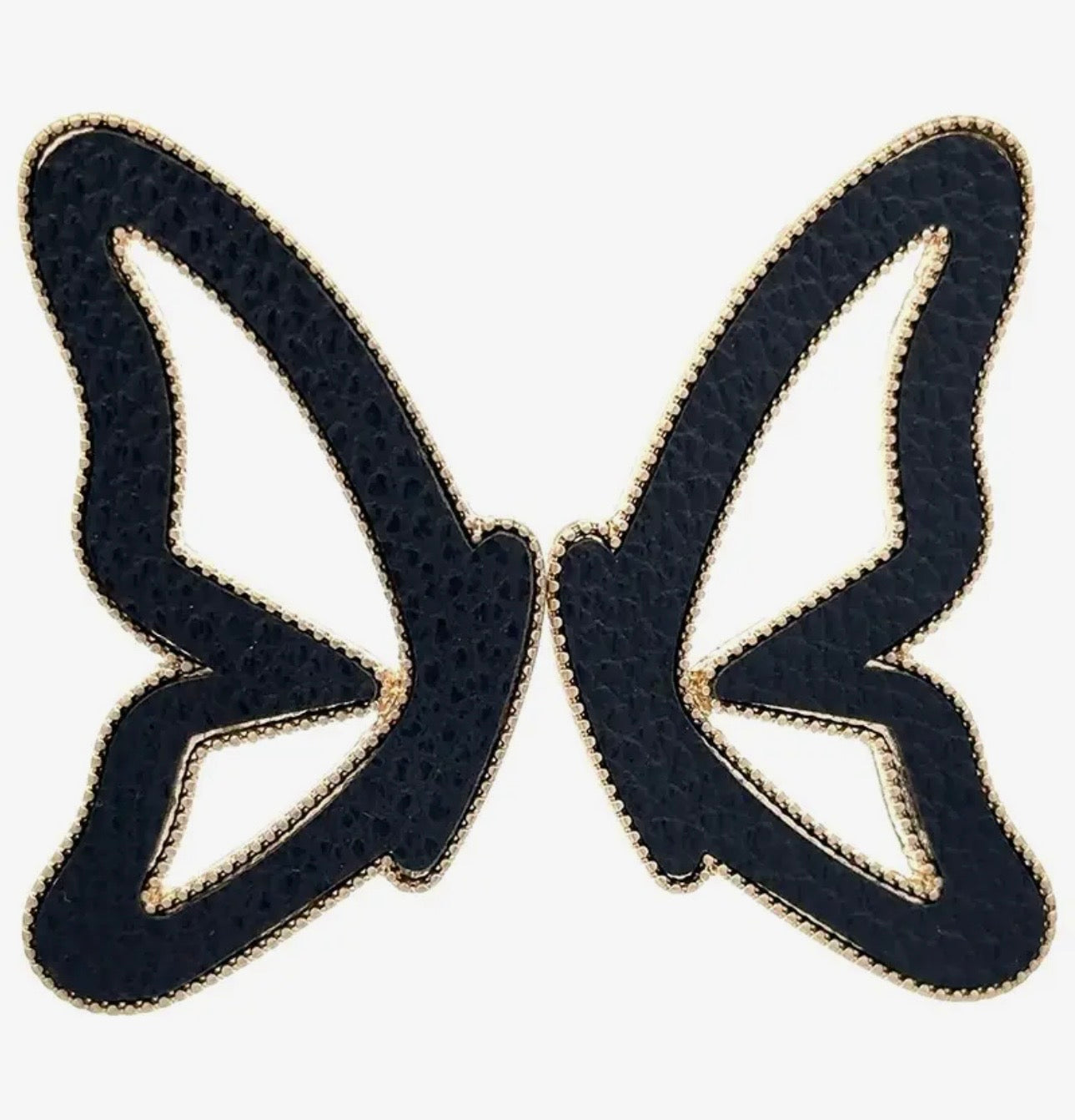 Black Butterfly Earrings