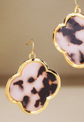 Clover Acetate Dangle Earrings