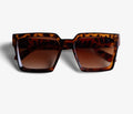 Oversized Square Tortoise Sunglasses