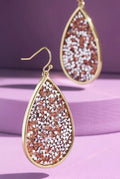 Sparkling Teardrop Earrings